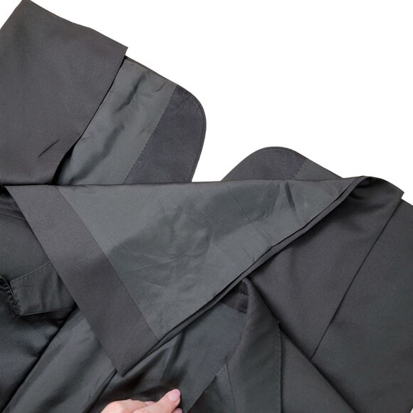 Mens LUXURY HUGO BOSS "HOUSTON/GLORIOUS" WOOL TUXEDO SUIT In BLACK 46R EX-CON - Picture 3 of 12